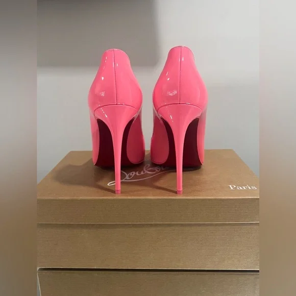 Christian Louboutin Hot Chick 100mm Bubble Gum - Picture 3 of 7